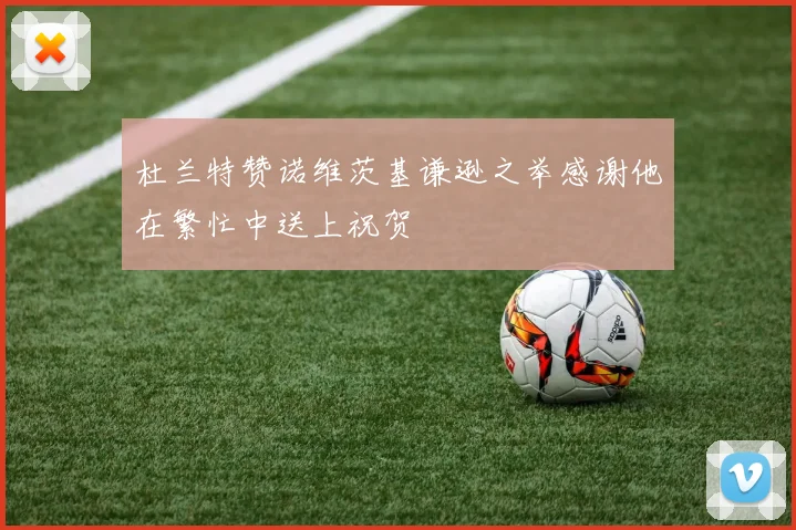 杜兰特赞诺维茨基谦逊之举感谢他在繁忙中送上祝贺